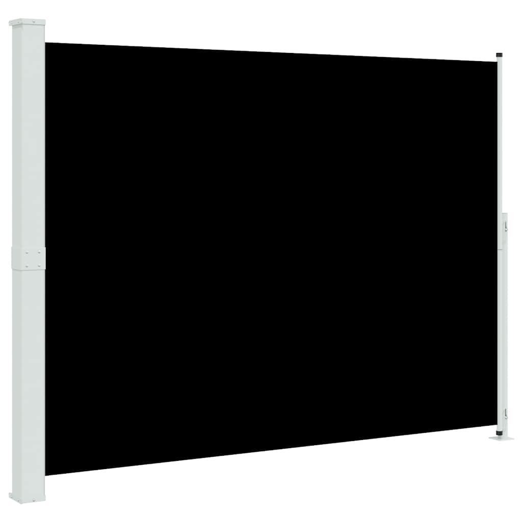 Toldo lateral retráctil para patio gris antracita 140x1200 cm