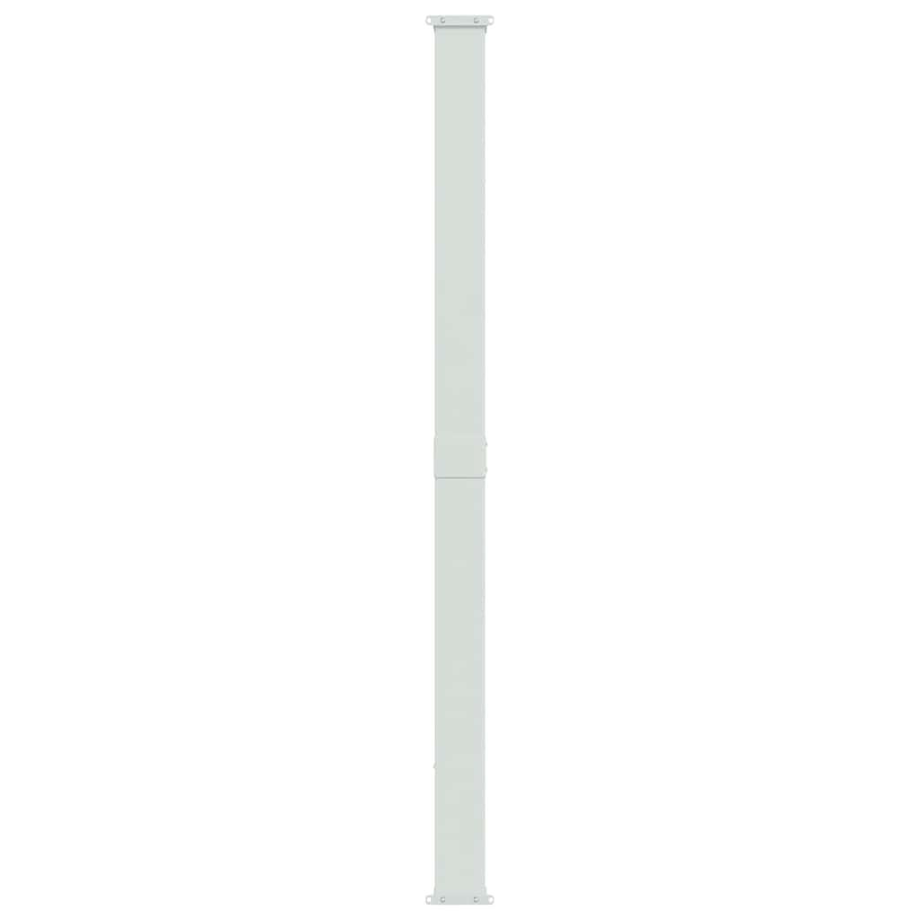 Toldo lateral retráctil para patio gris antracita 140x1200 cm