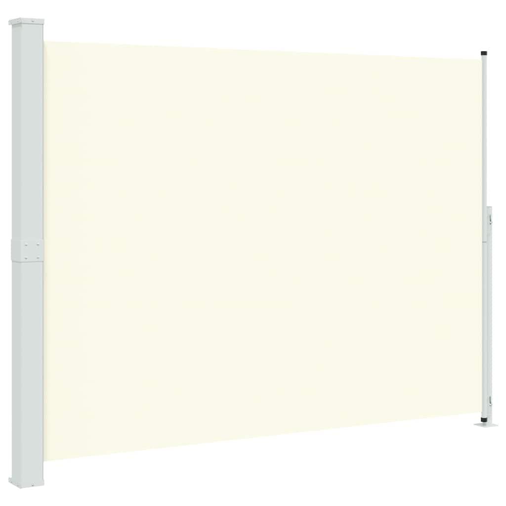 Toldo lateral retráctil para patio gris antracita 140x1200 cm