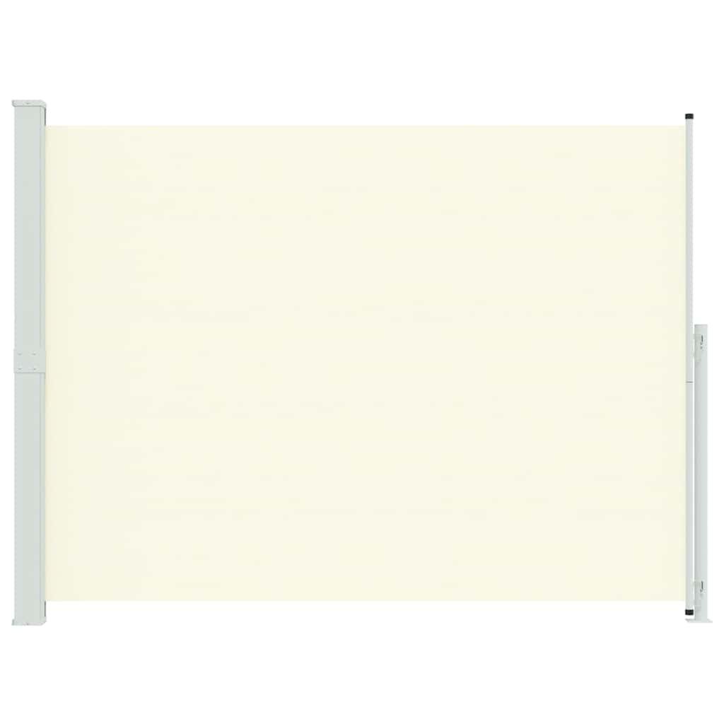 Toldo lateral retráctil para patio gris antracita 140x1200 cm
