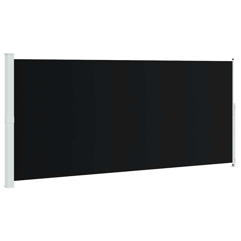 Toldo lateral retráctil para patio gris antracita 140x1200 cm