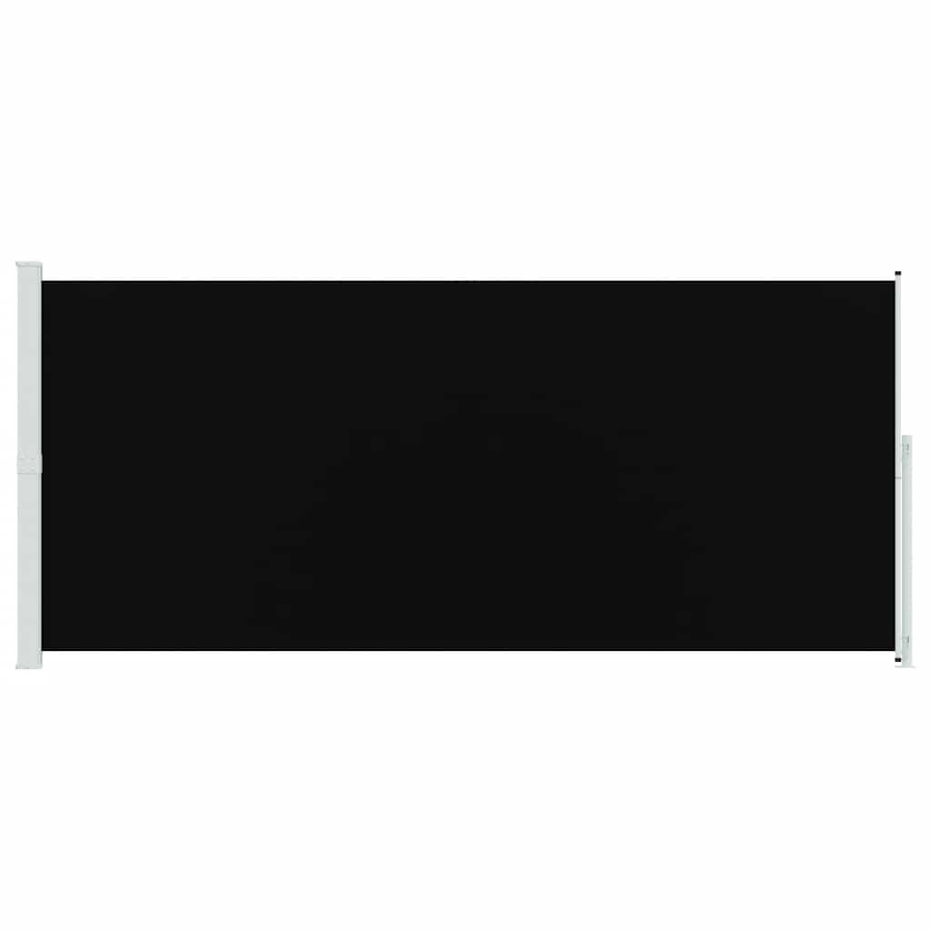 Toldo lateral retráctil para patio gris antracita 140x1200 cm