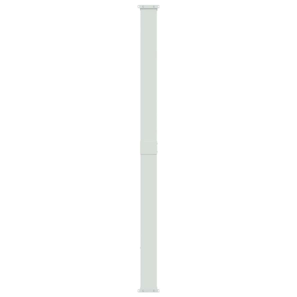 Toldo lateral retráctil para patio gris antracita 140x1200 cm