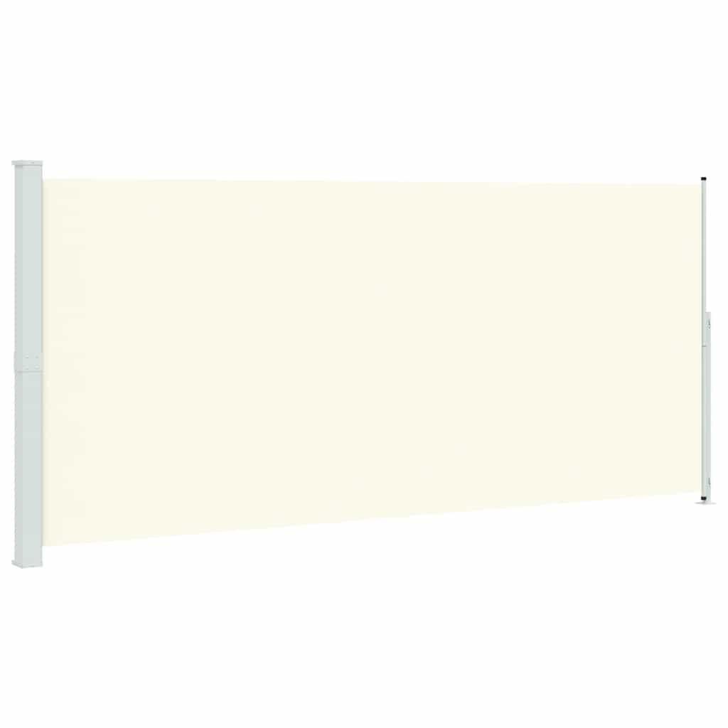 Toldo lateral retráctil para patio gris antracita 140x1200 cm
