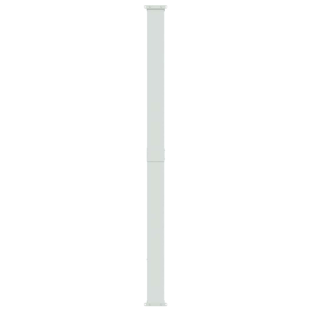Toldo lateral retráctil para patio gris antracita 140x1200 cm