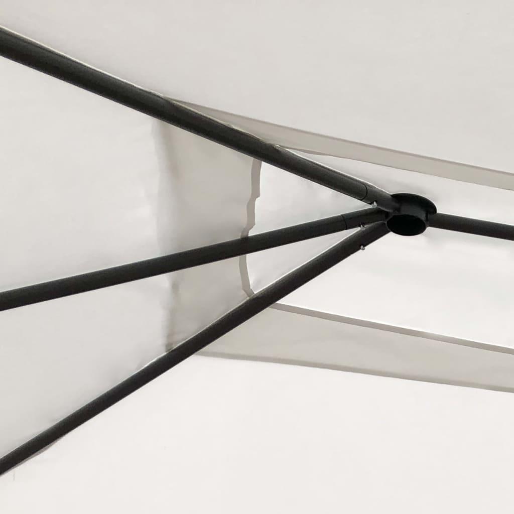Cenador gris antracita 2,98x5,3x2,59 m 160 g/m²