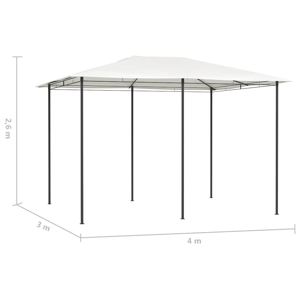 Cenador gris antracita 2,98x5,3x2,59 m 160 g/m²