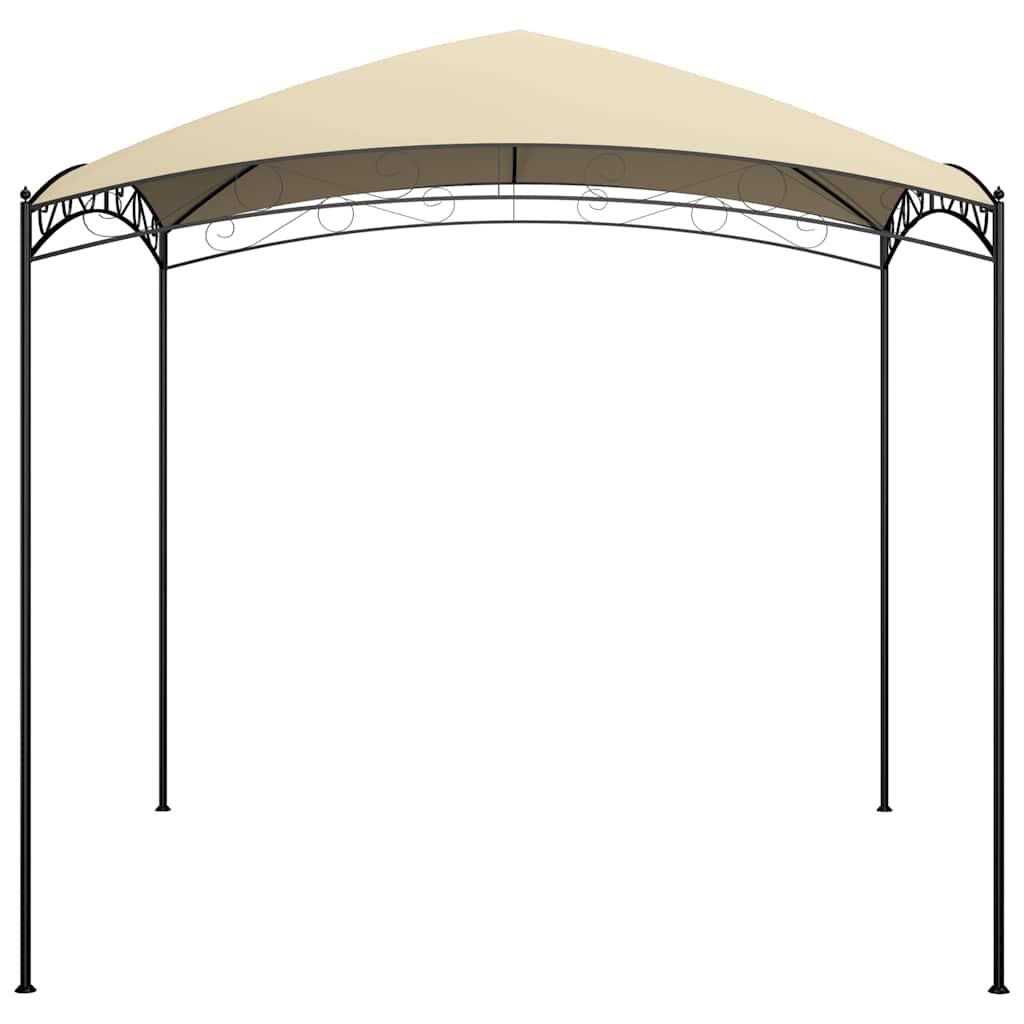 Cenador gris antracita 384x281x270 cm 180 g/m²