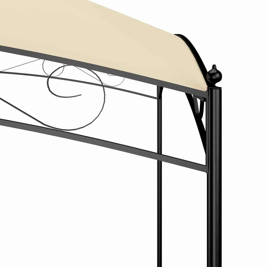 Cenador gris antracita 384x281x270 cm 180 g/m²