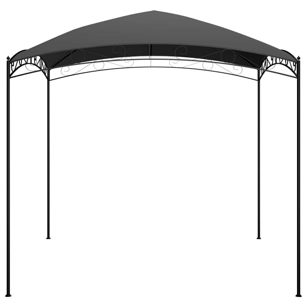 Cenador gris antracita 384x281x270 cm 180 g/m²