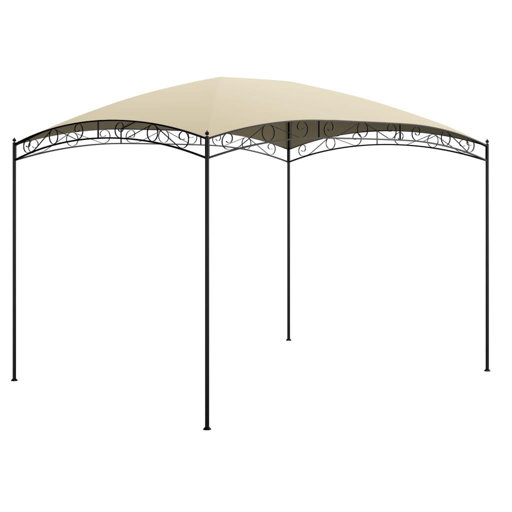 Cenador gris antracita 384x281x270 cm 180 g/m²