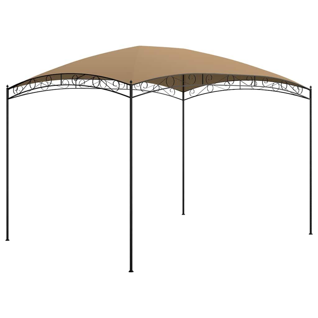 Cenador gris antracita 384x281x270 cm 180 g/m²