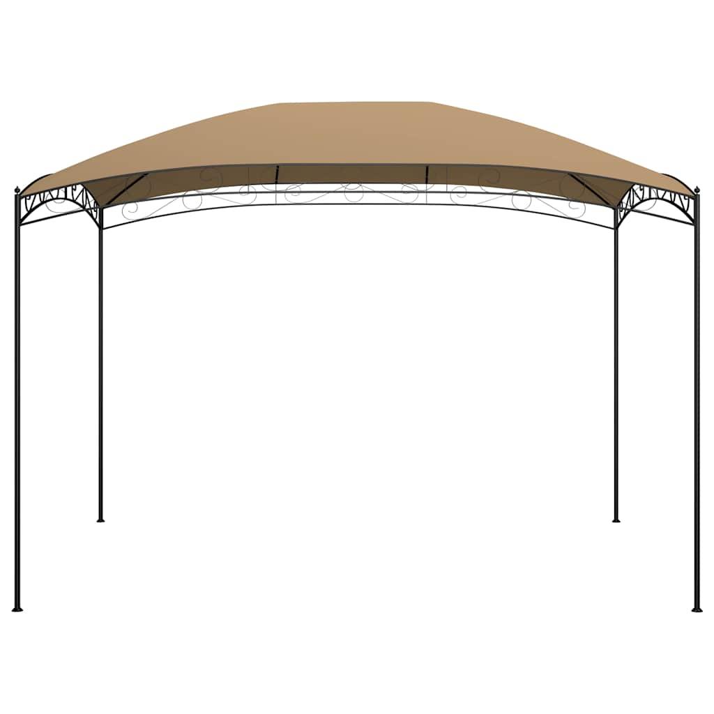 Cenador gris antracita 384x281x270 cm 180 g/m²