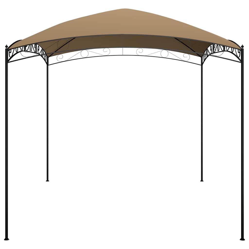 Cenador gris antracita 384x281x270 cm 180 g/m²
