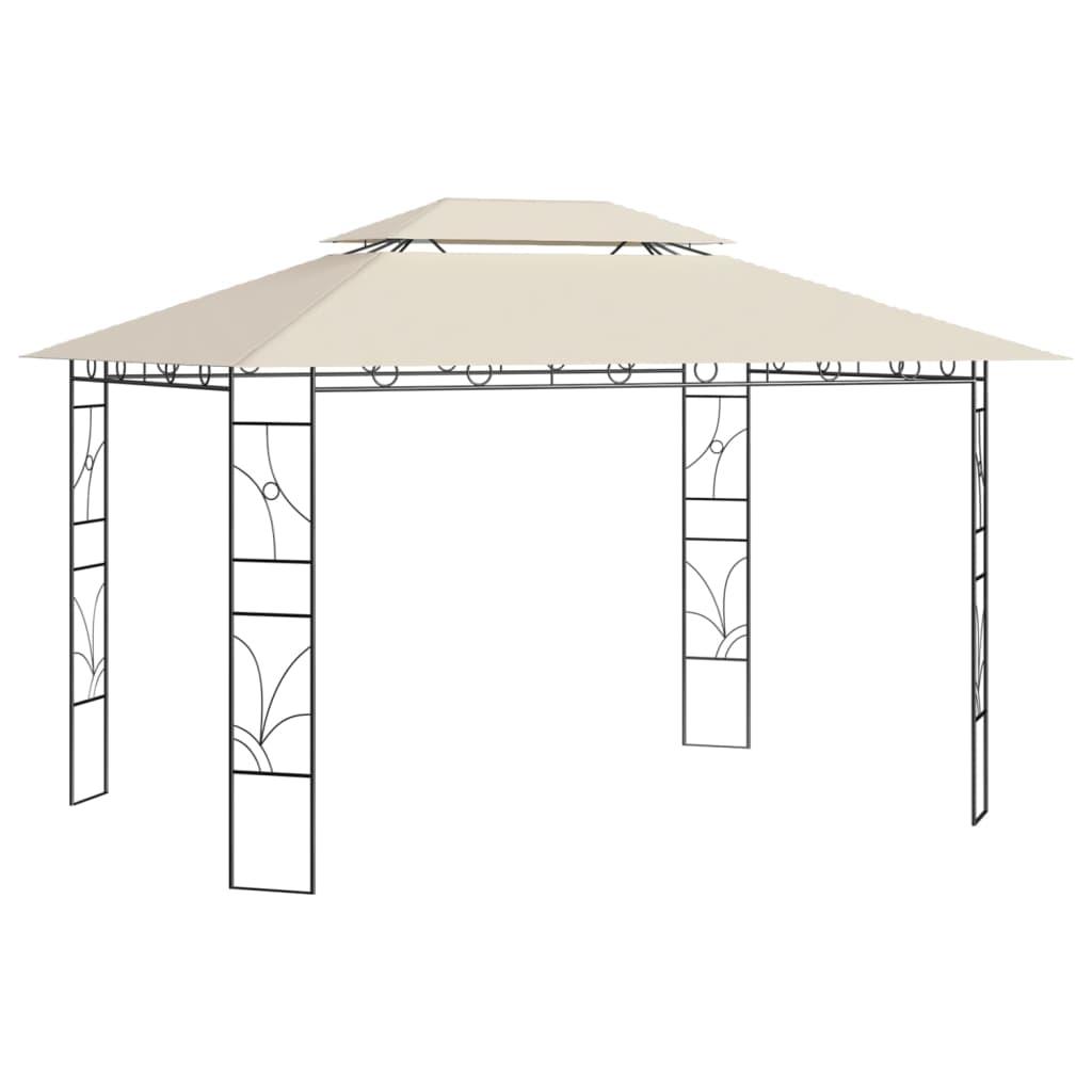 Cenador gris antracita 2,98x5,3x2,59 m 160 g/m²