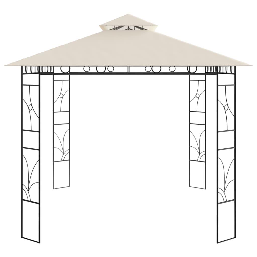Cenador gris antracita 2,98x5,3x2,59 m 160 g/m²
