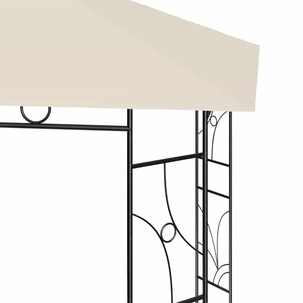 Cenador gris antracita 2,98x5,3x2,59 m 160 g/m²