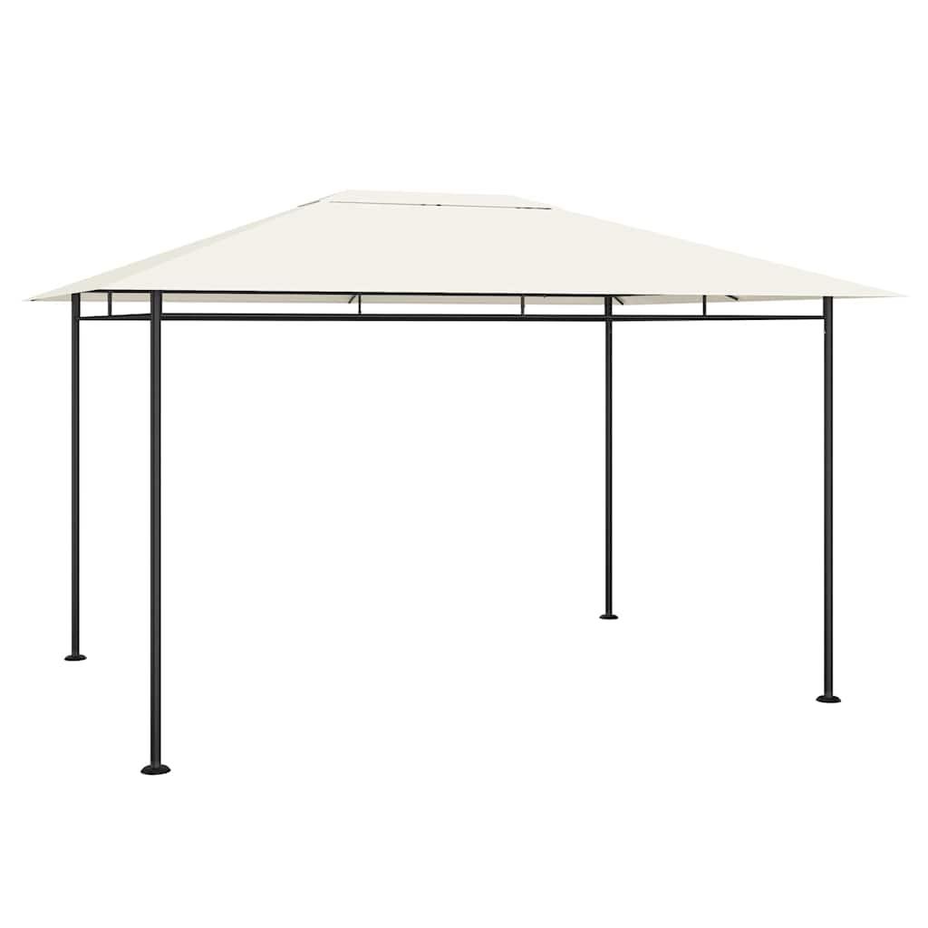 Cenador gris antracita 384x281x270 cm 180 g/m²