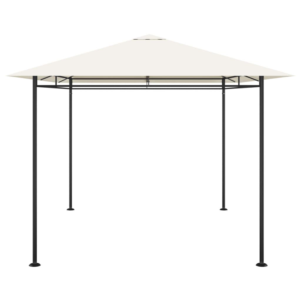 Cenador gris antracita 384x281x270 cm 180 g/m²