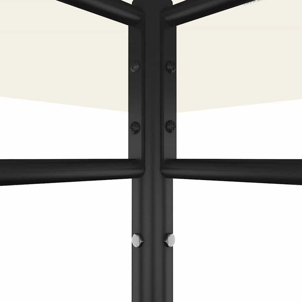 Cenador gris antracita 384x281x270 cm 180 g/m²