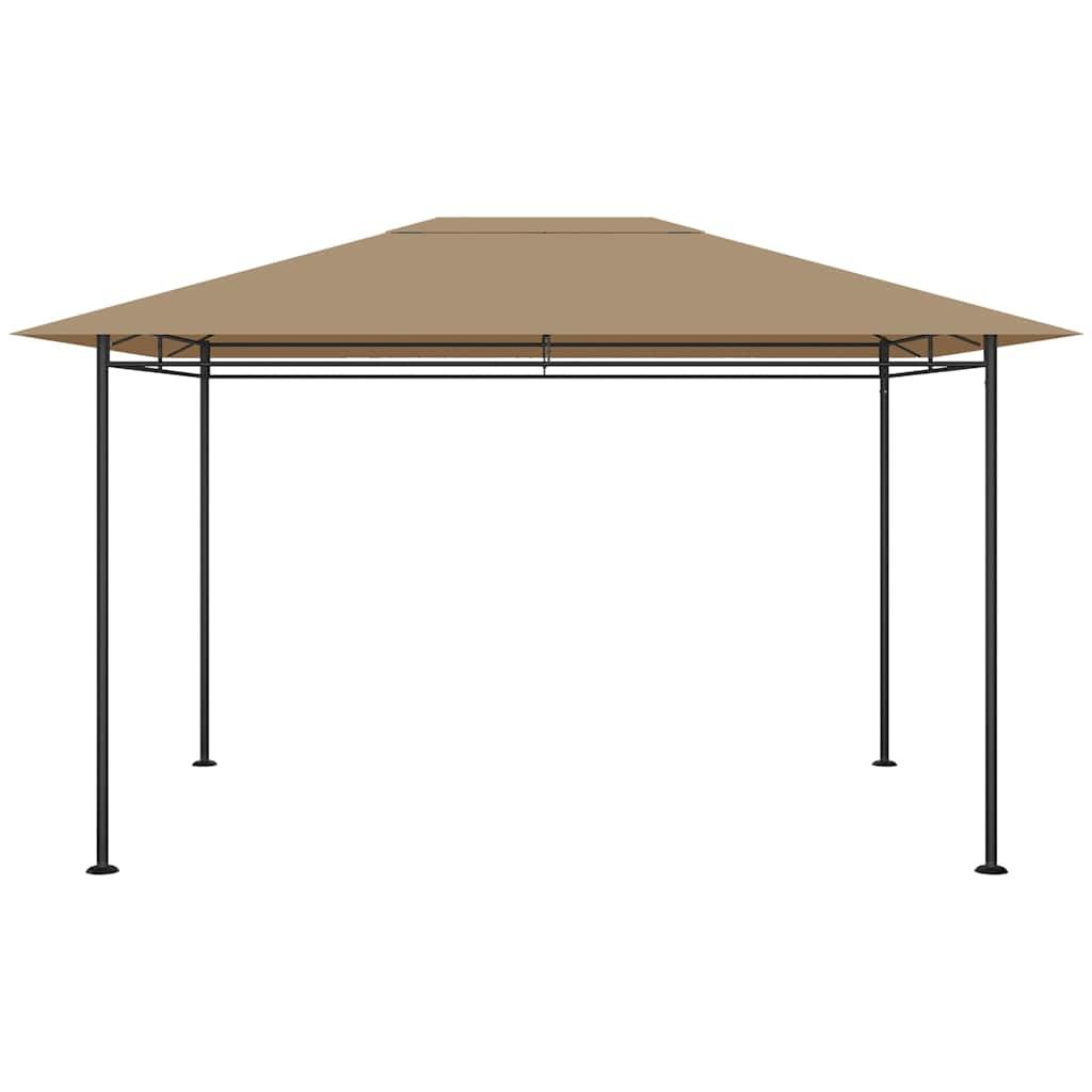 Cenador gris antracita 384x281x270 cm 180 g/m²