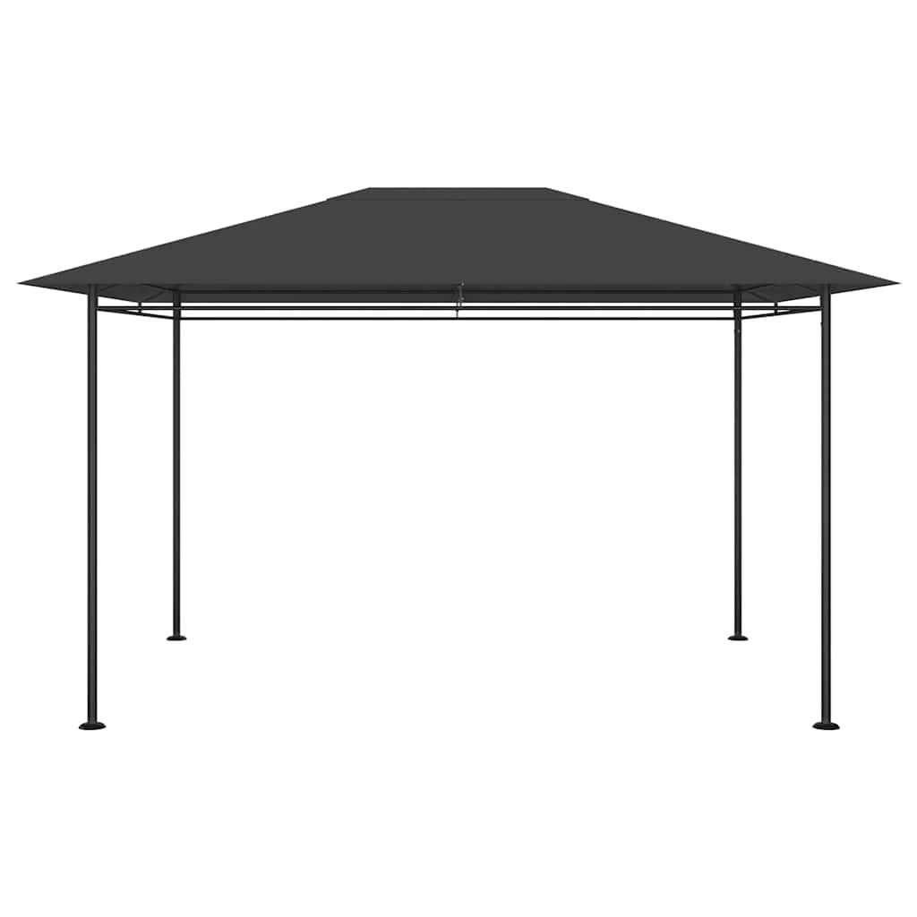 Cenador gris antracita 384x281x270 cm 180 g/m²