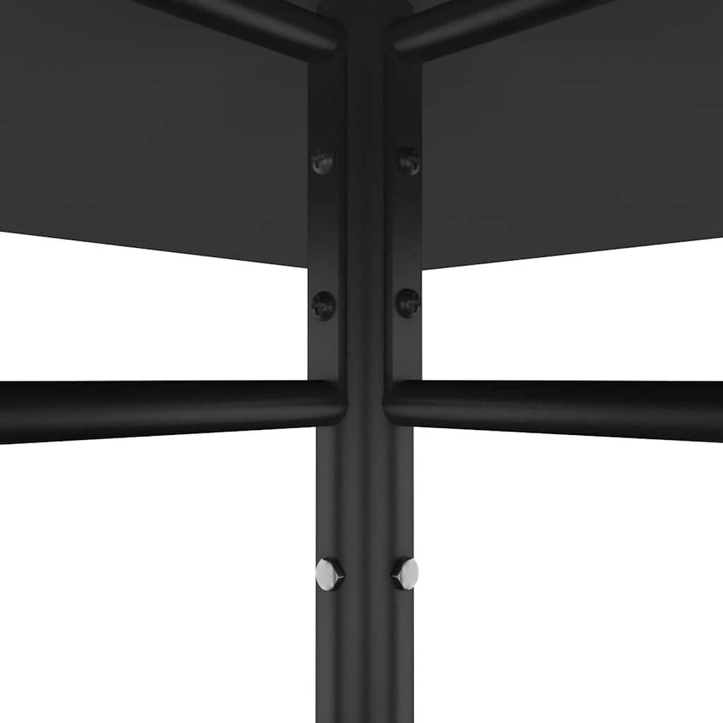 Cenador gris antracita 384x281x270 cm 180 g/m²