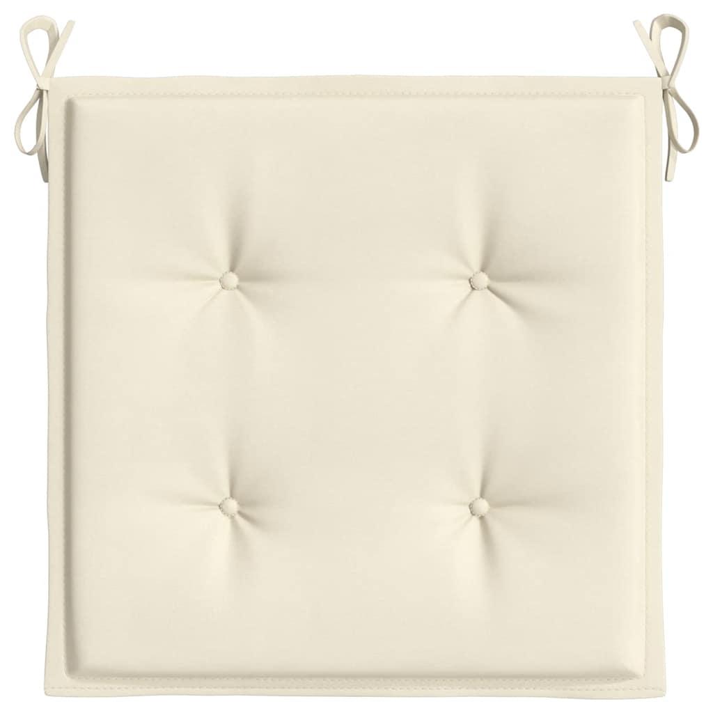 Cojines silla de jardín 2 uds tela Oxford antracita 50x50x3 cm