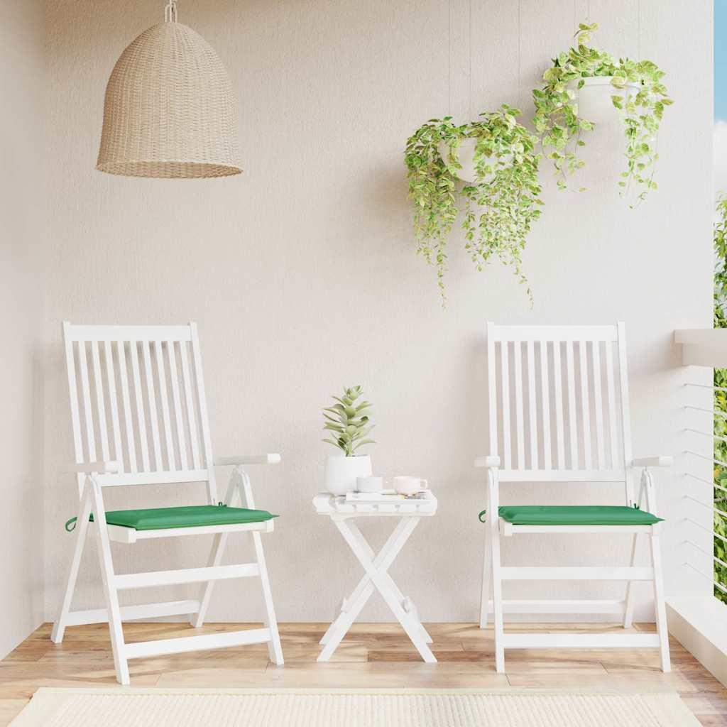 Cojines silla de jardín 2 uds tela Oxford antracita 50x50x3 cm