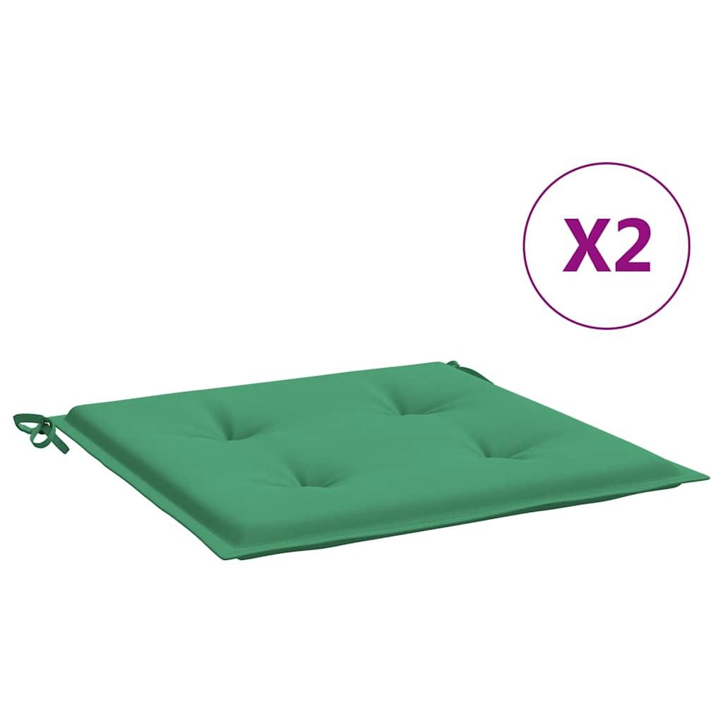 Cojines silla de jardín 2 uds tela Oxford antracita 50x50x3 cm