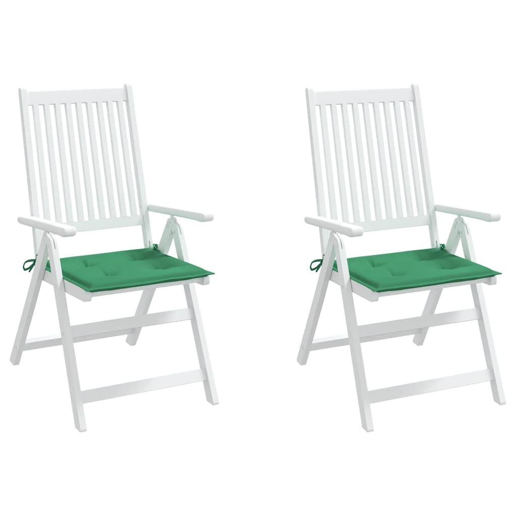 Cojines silla de jardín 2 uds tela Oxford antracita 50x50x3 cm
