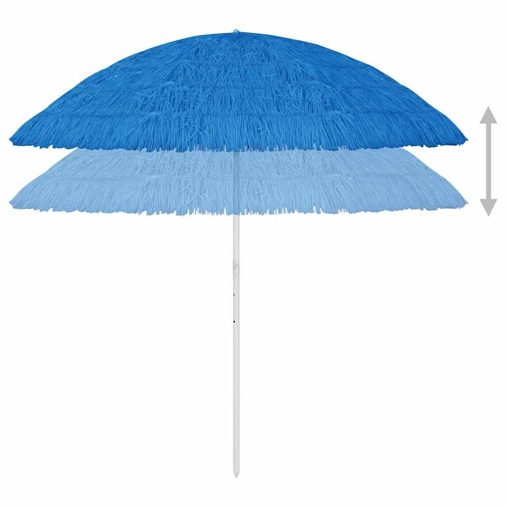 Sombrilla de playa Hawaii blanco 240 cm