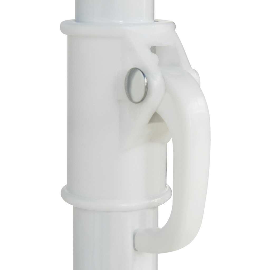 Sombrilla de playa Hawaii blanco 240 cm