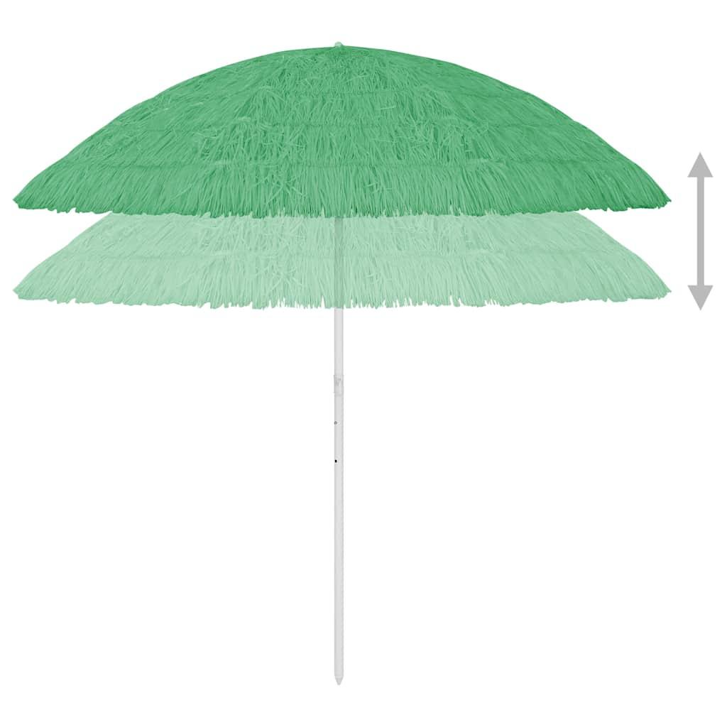 Sombrilla de playa Hawaii blanco 240 cm