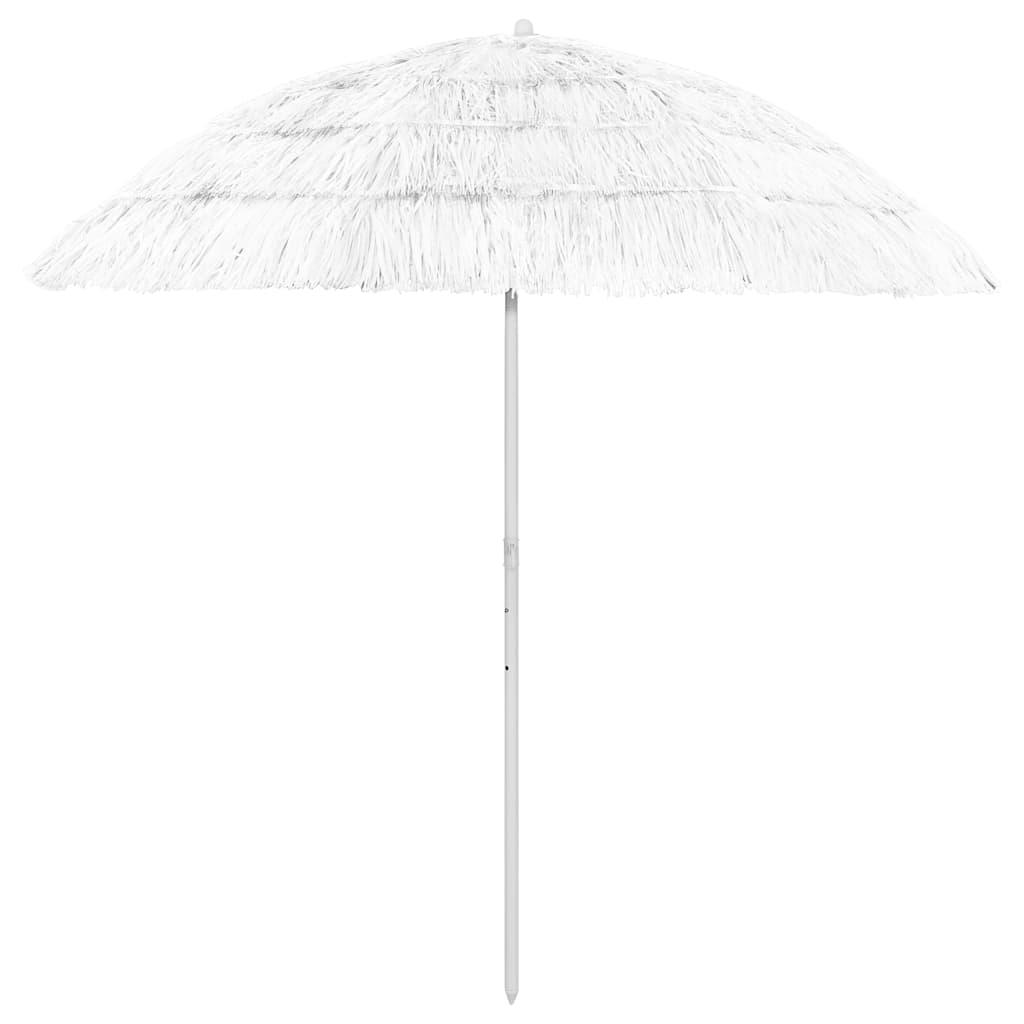 Sombrilla de playa Hawaii blanco 240 cm