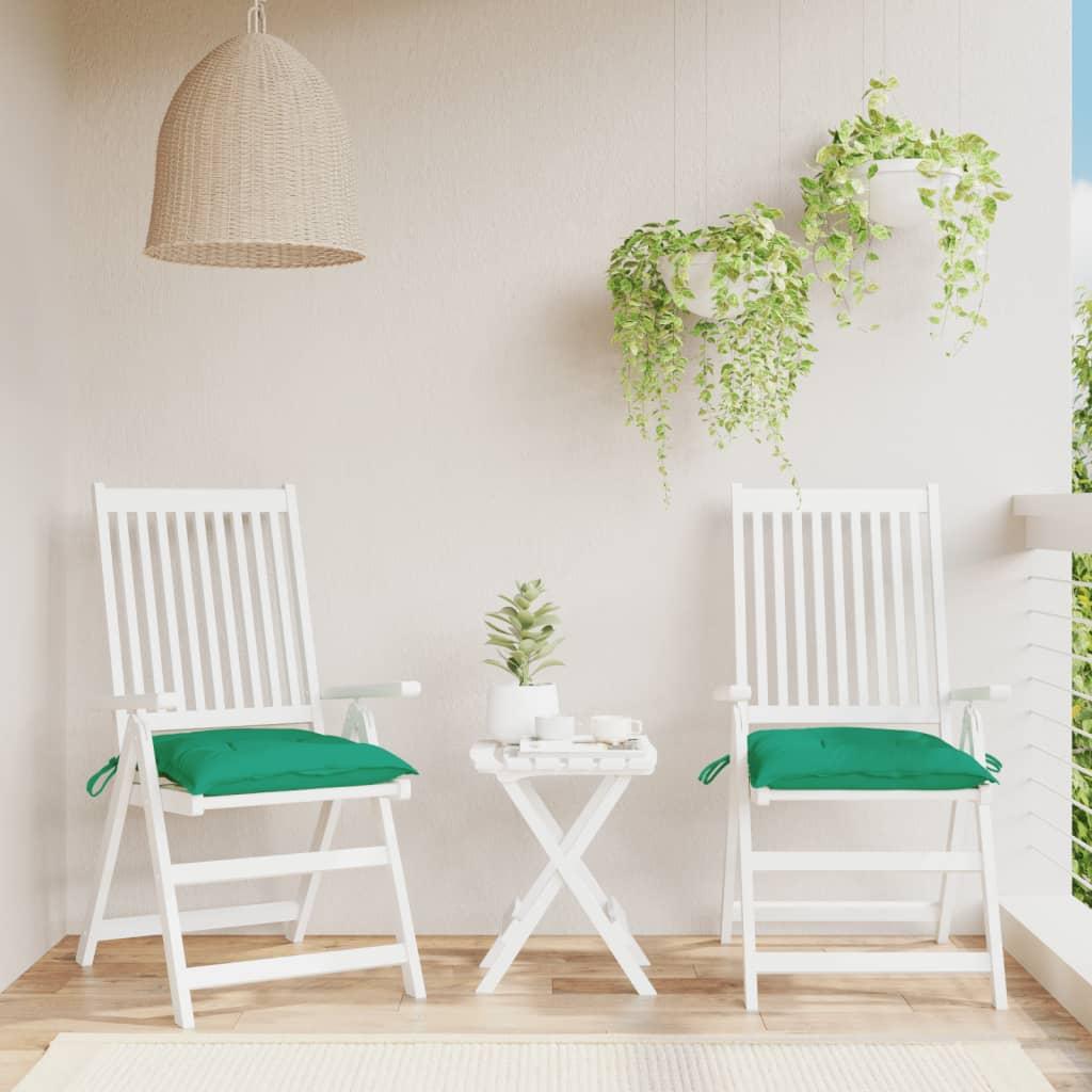 Cojines silla de jardín 2 uds tela Oxford antracita 50x50x3 cm