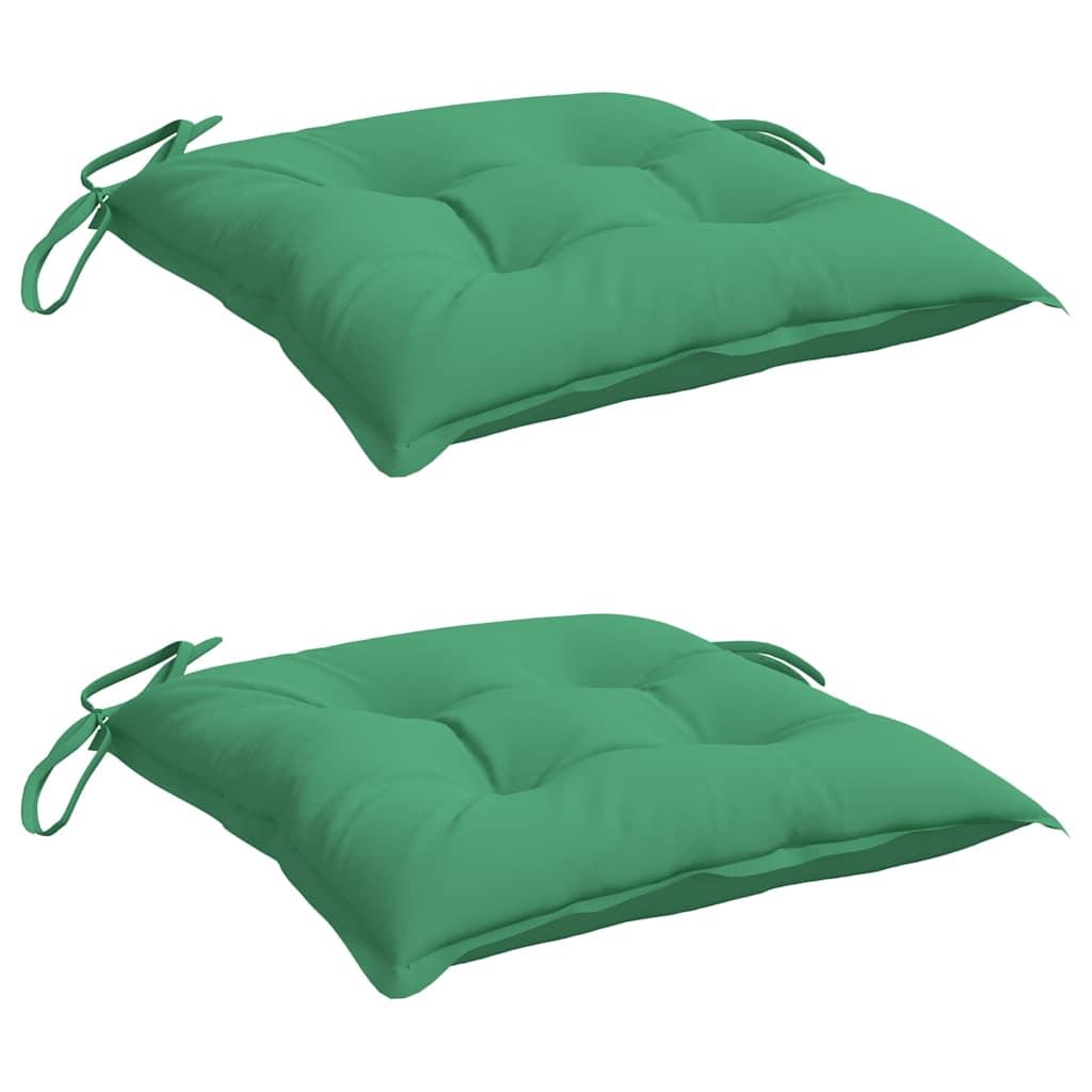 Cojines silla de jardín 2 uds tela Oxford antracita 50x50x3 cm