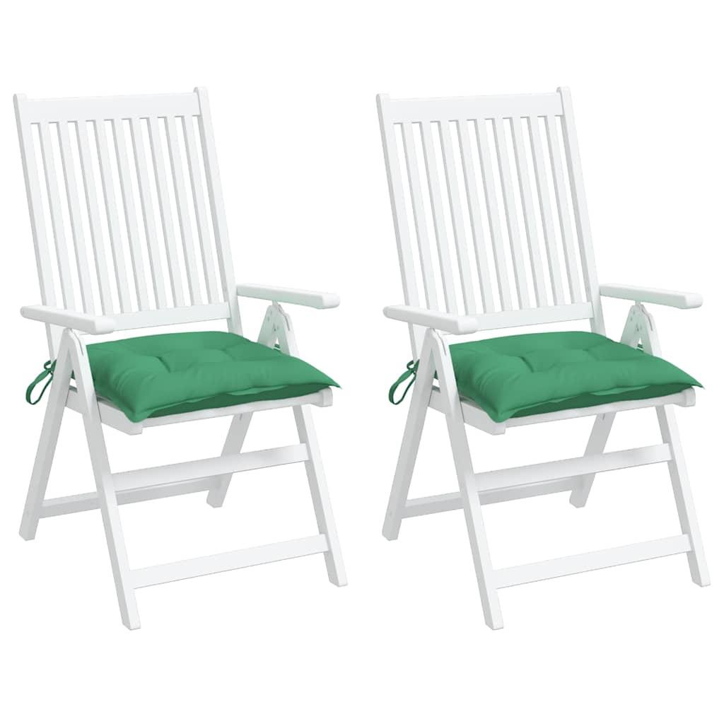 Cojines silla de jardín 2 uds tela Oxford antracita 50x50x3 cm