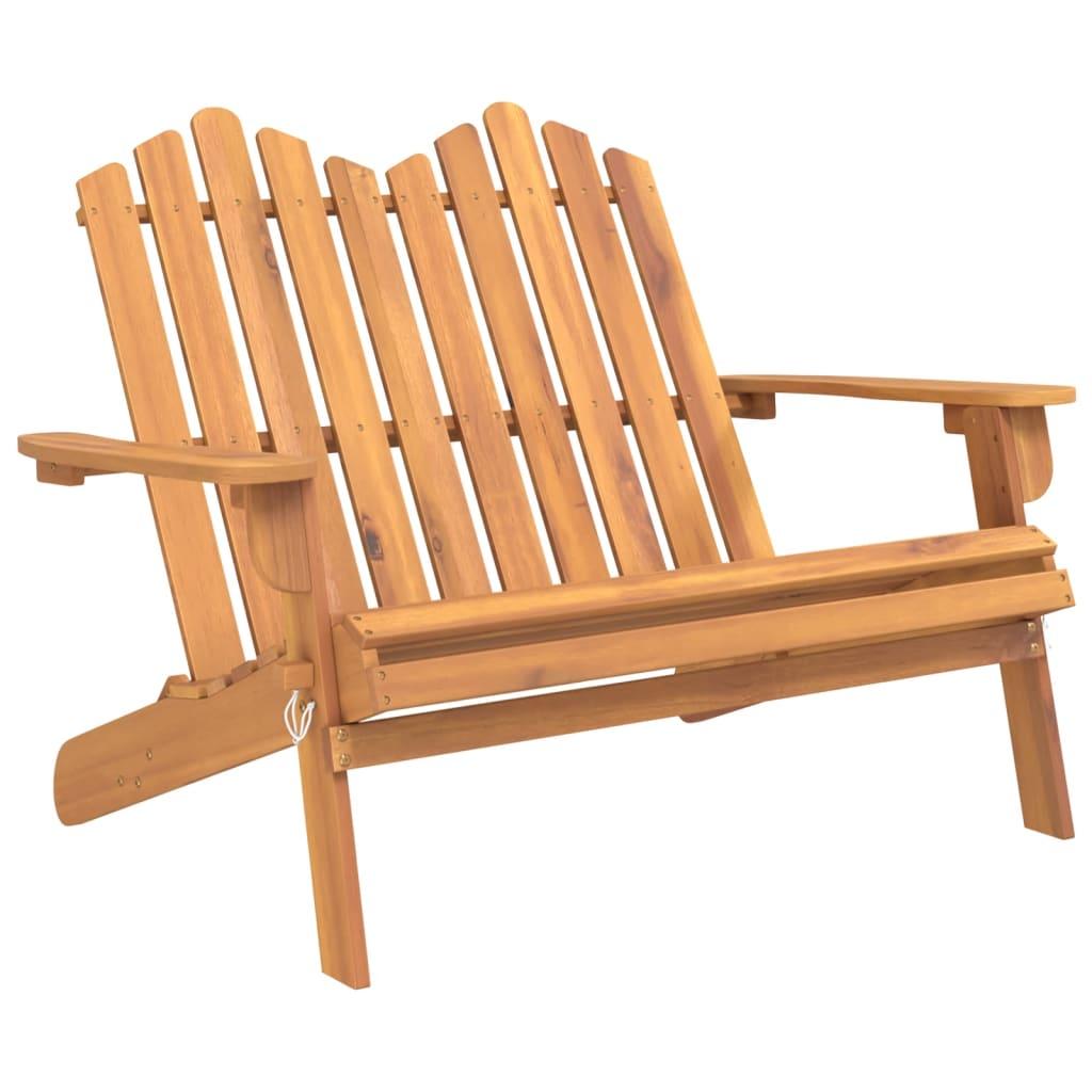 Juego de muebles de jardín Adirondack 5 piezas madera acacia