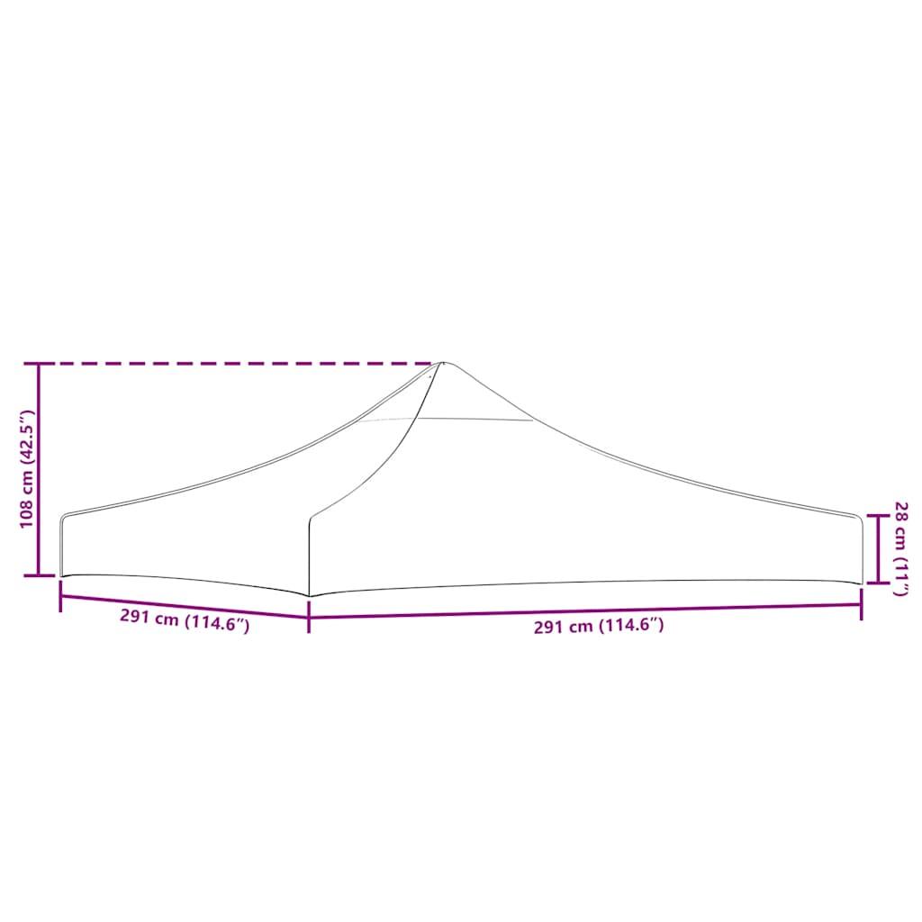 Techo de carpa para celebraciones 270 g/m²