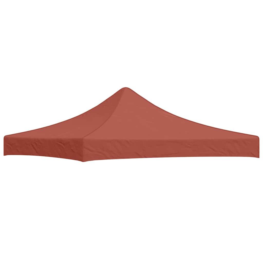 Techo de carpa para celebraciones terracota 4,5x3 m 270 g/m²