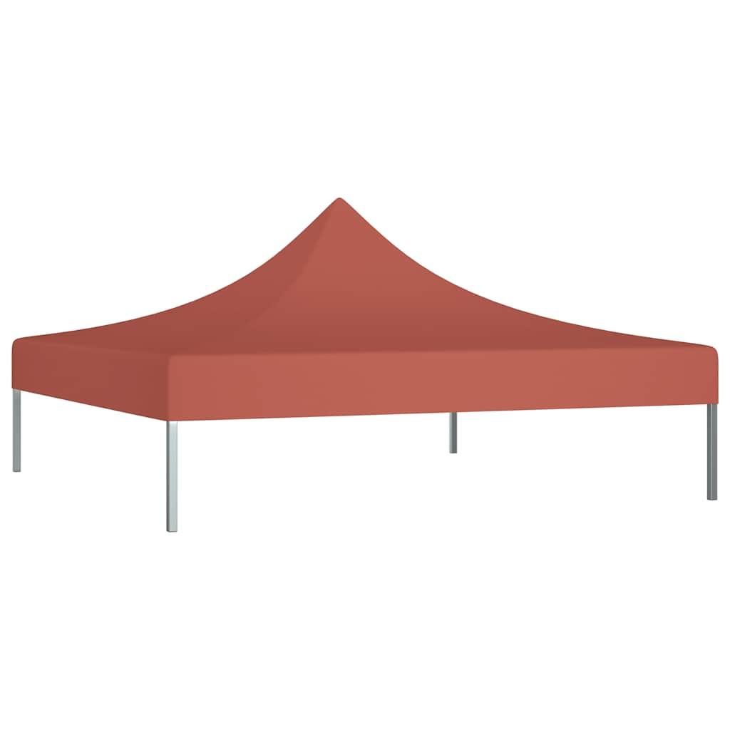 Techo de carpa para celebraciones terracota 4,5x3 m 270 g/m²