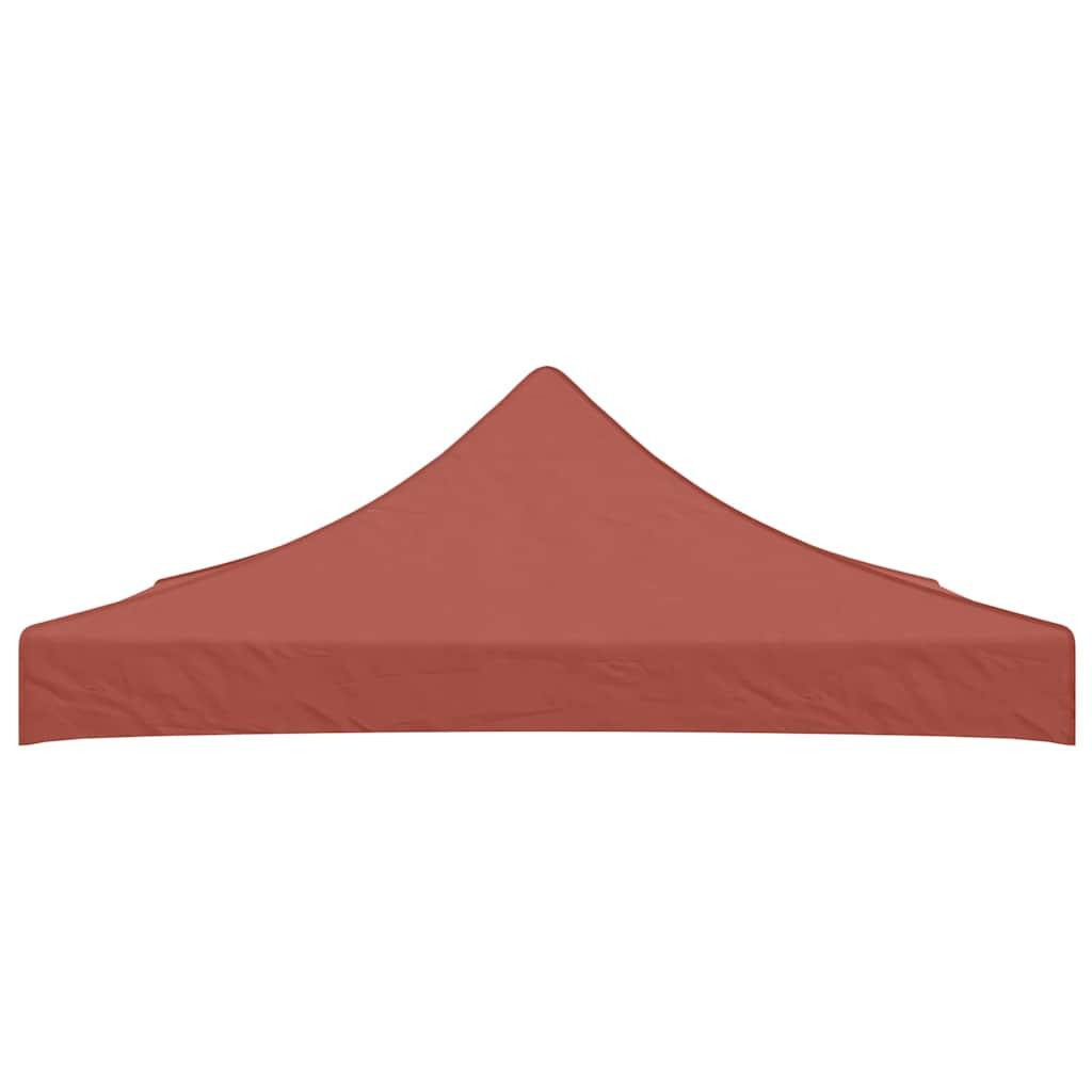 Techo de carpa para celebraciones terracota 4,5x3 m 270 g/m²