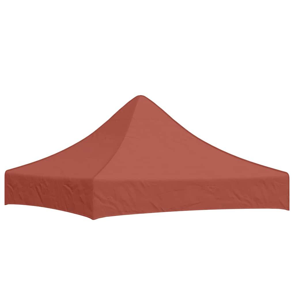 Techo de carpa para celebraciones terracota 4,5x3 m 270 g/m²
