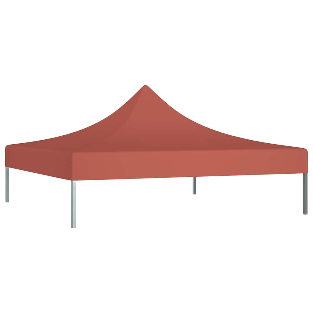 Techo de carpa para celebraciones terracota 4,5x3 m 270 g/m²