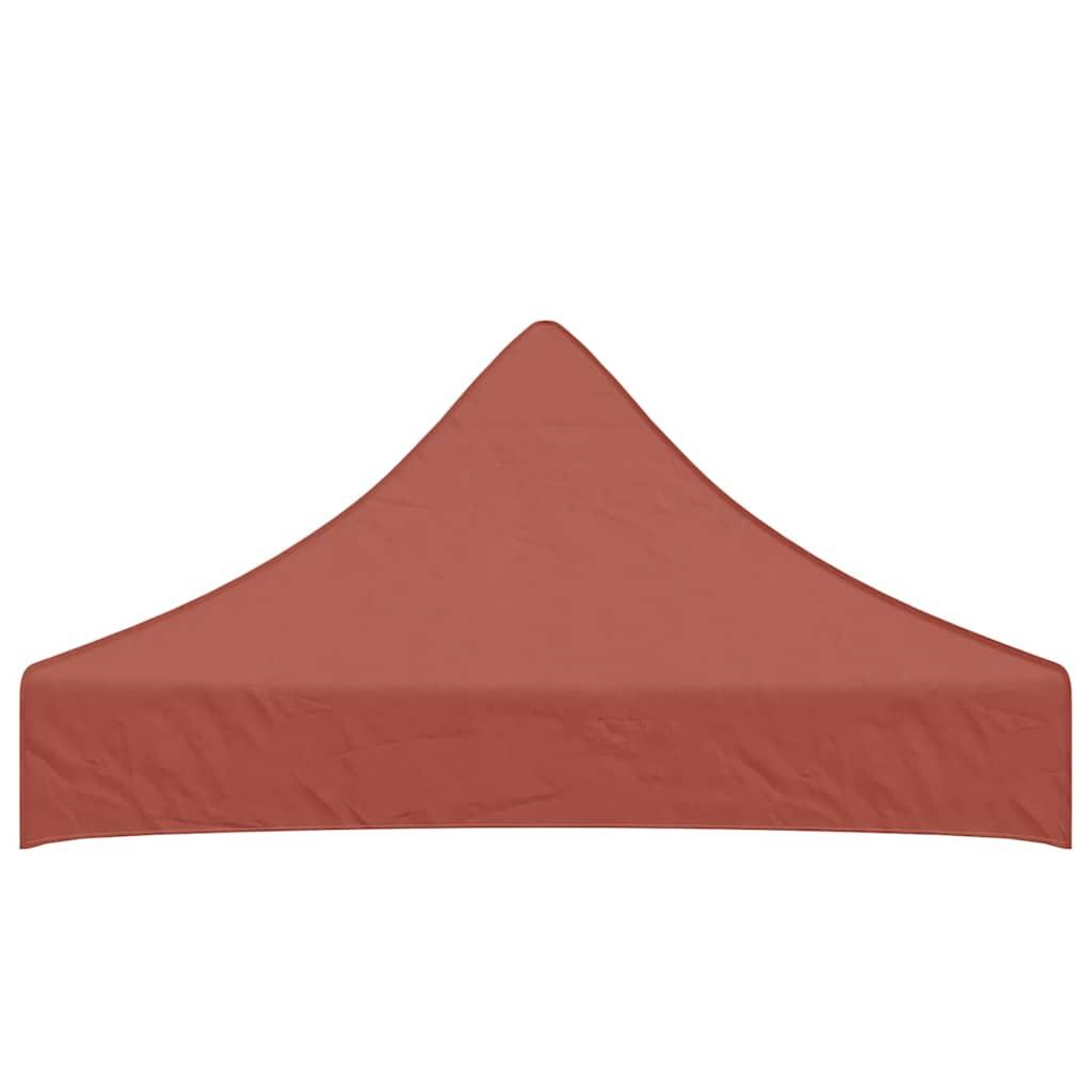 Techo de carpa para celebraciones terracota 4,5x3 m 270 g/m²