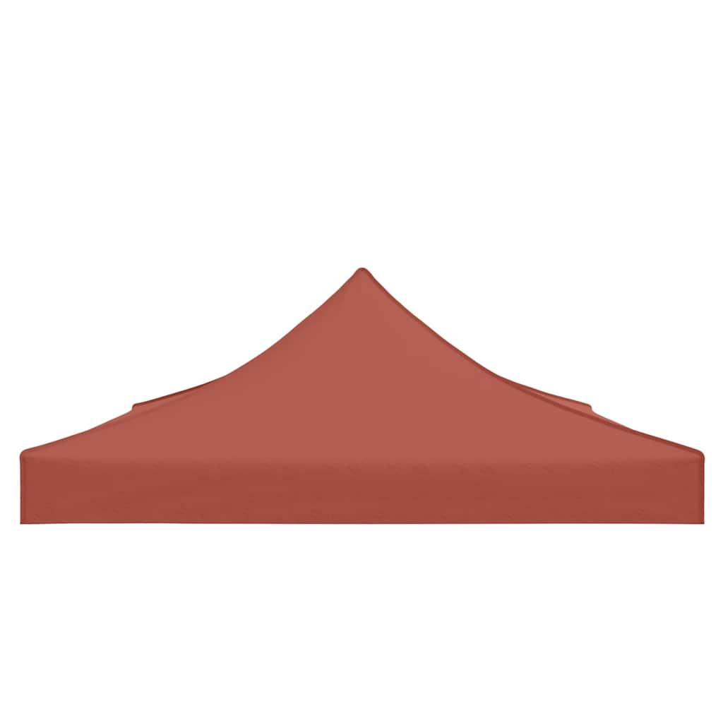Techo de carpa para celebraciones terracota 4,5x3 m 270 g/m²
