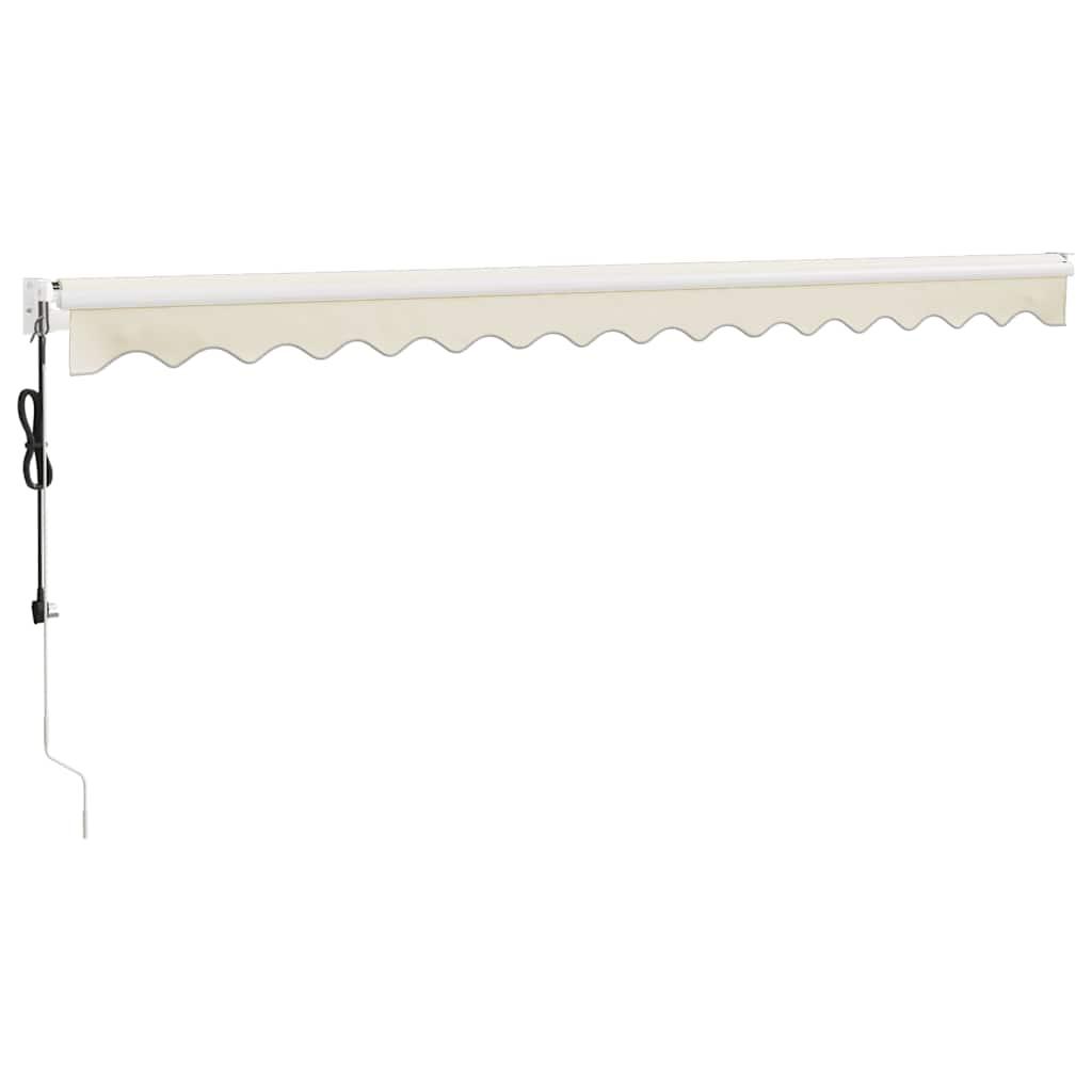 Toldo retráctil Amarillo y Blanco con Marco Antracita 3 x 2,5 m