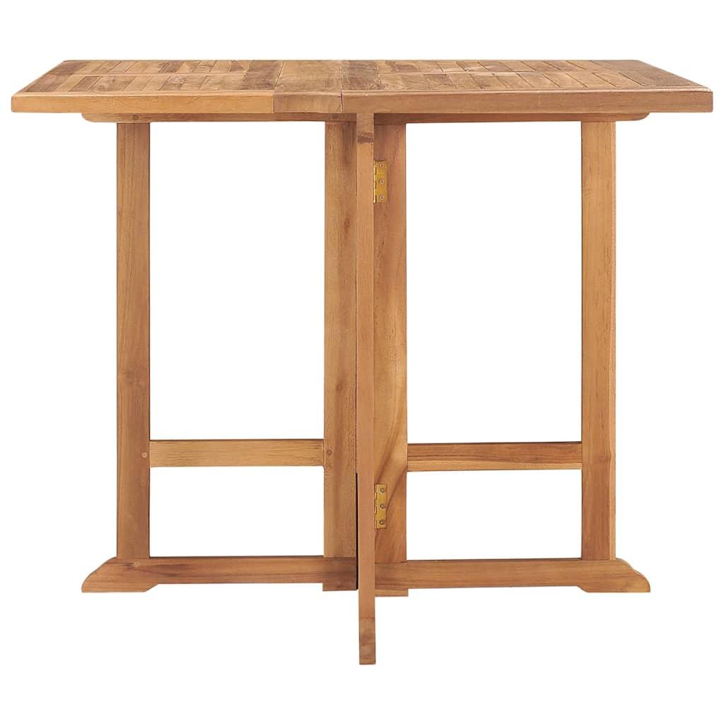Mesa de comedor plegable para jardín madera de teca