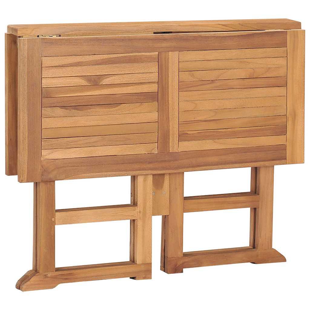 Mesa de comedor plegable para jardín madera de teca